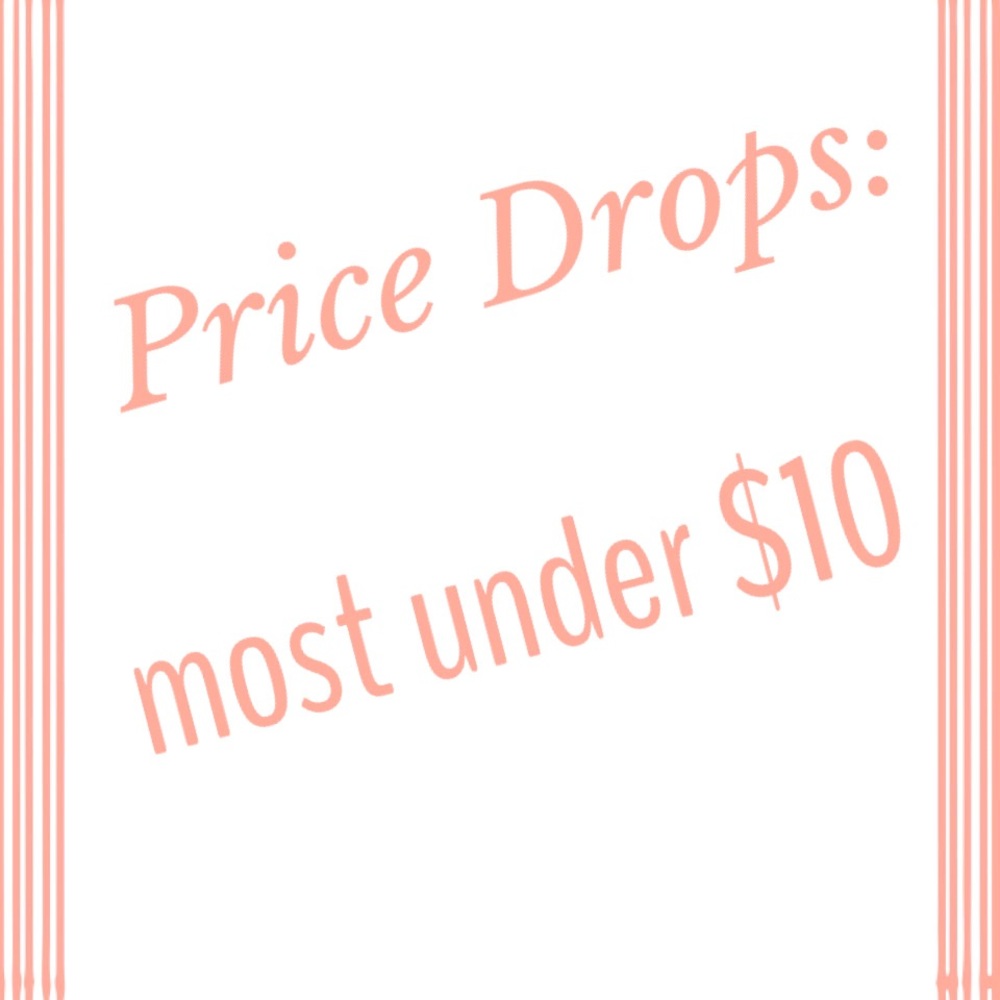 price drops - most items under $10